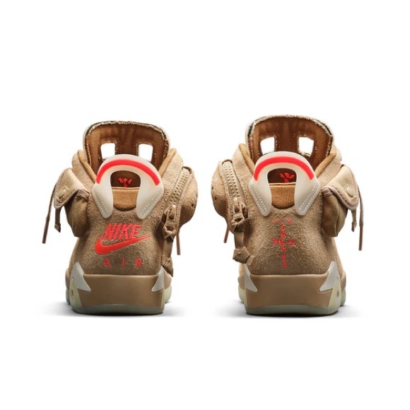 Air Jordan 6 Retro x Travis Scott 'British Khaki' DH0690-200 - Picture 5 of 10